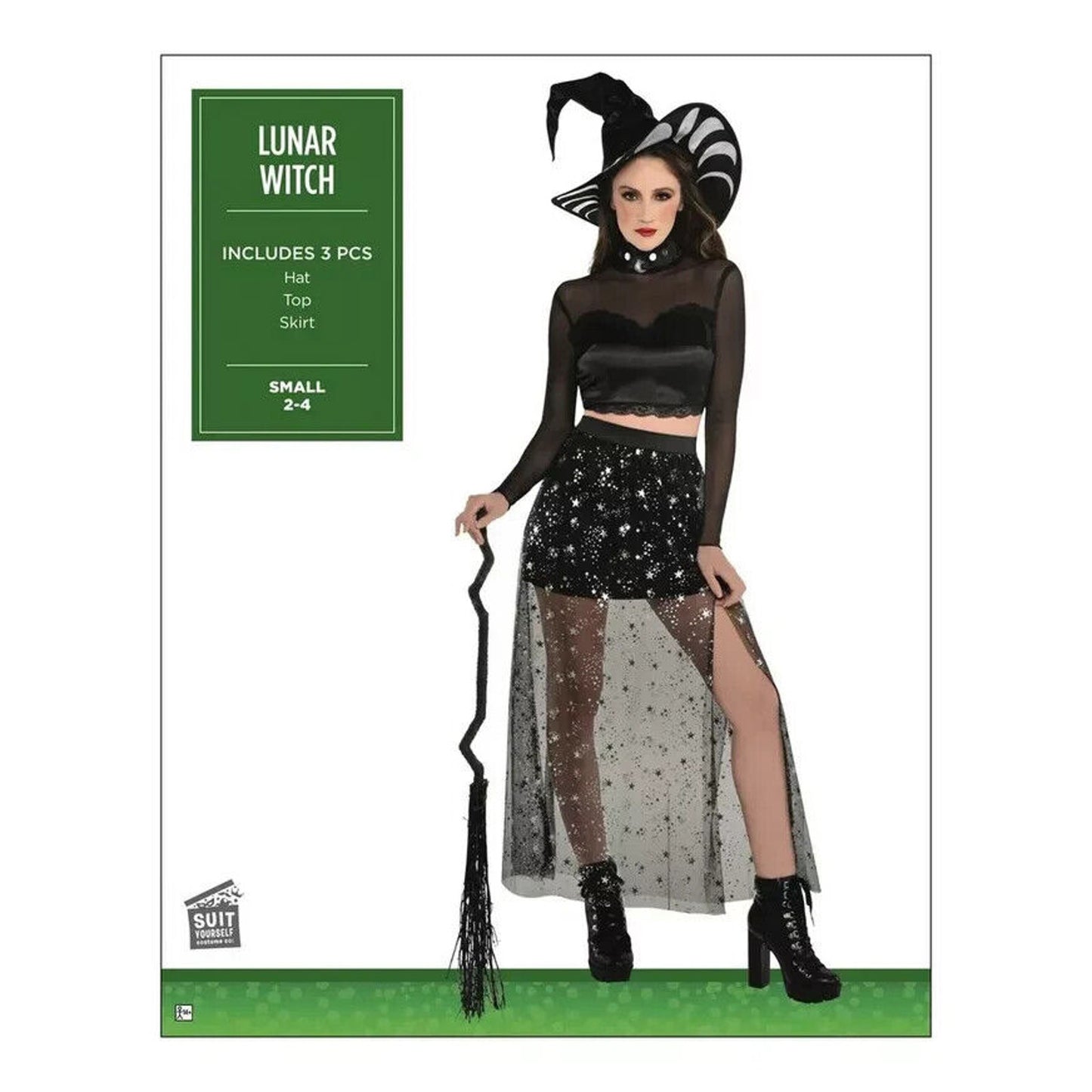 🔥Adult Lunar Witch Costume - Amscan SMALL BNWT🔥