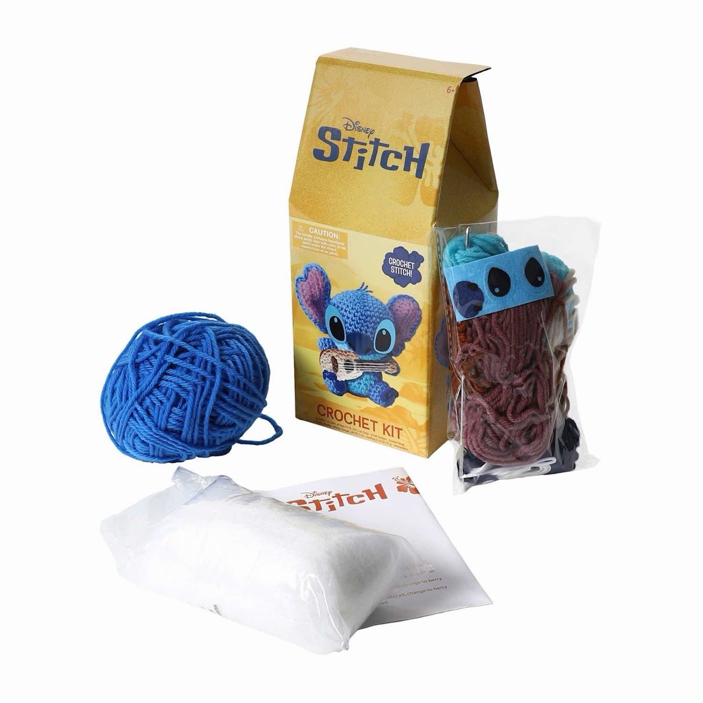 🔥Disney Stitch Crochet Kit Stitch Guitar BNWT🔥