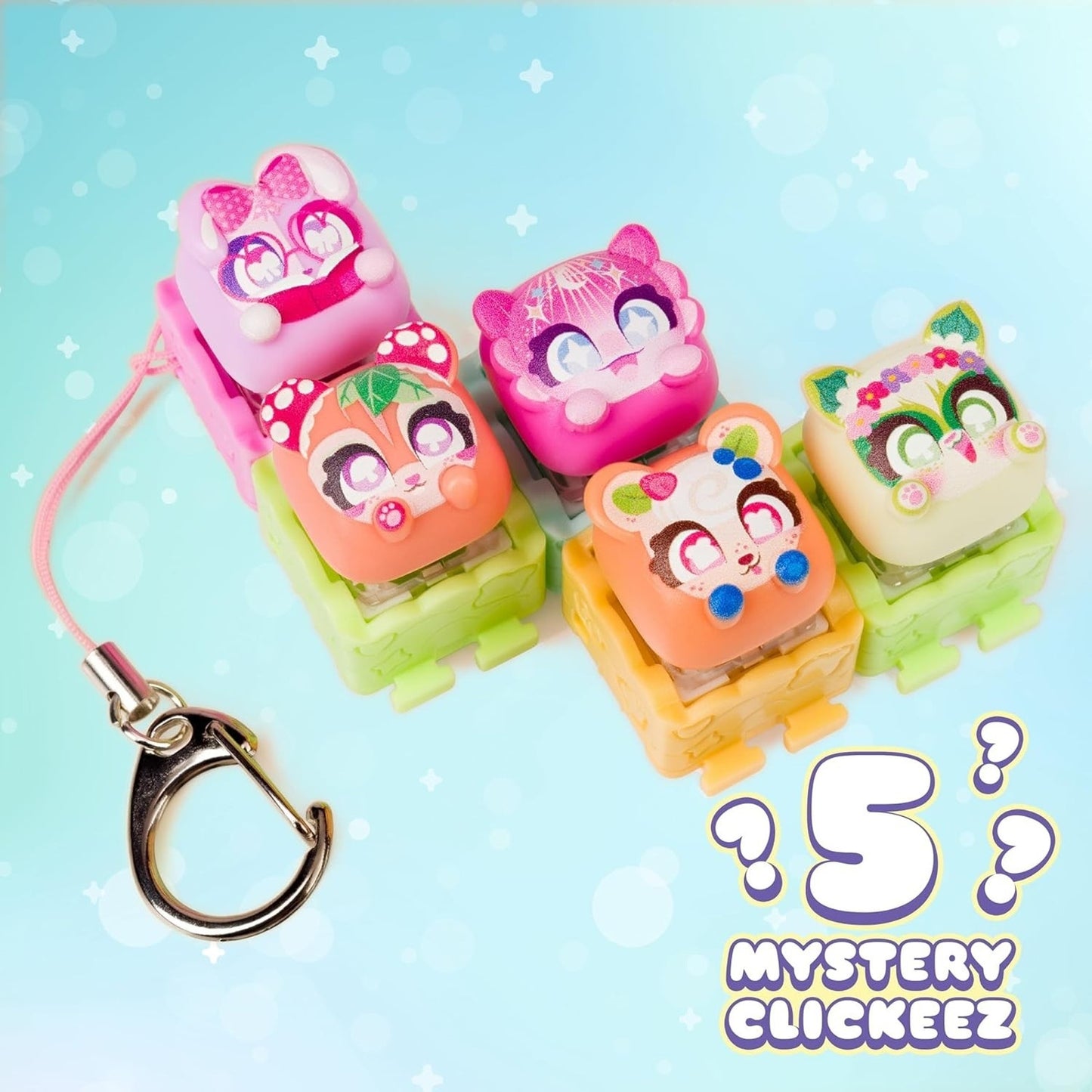 🔥Clickeez Series 3 5 Pack Keyboard Clicker Fidget BNWT🔥