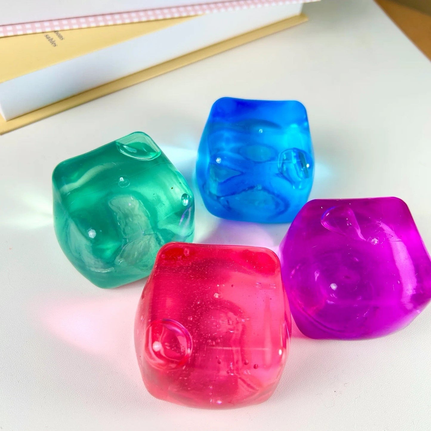 🔥Matlose Temp Changing Squishy Fidget Cube Purple BNWT🔥