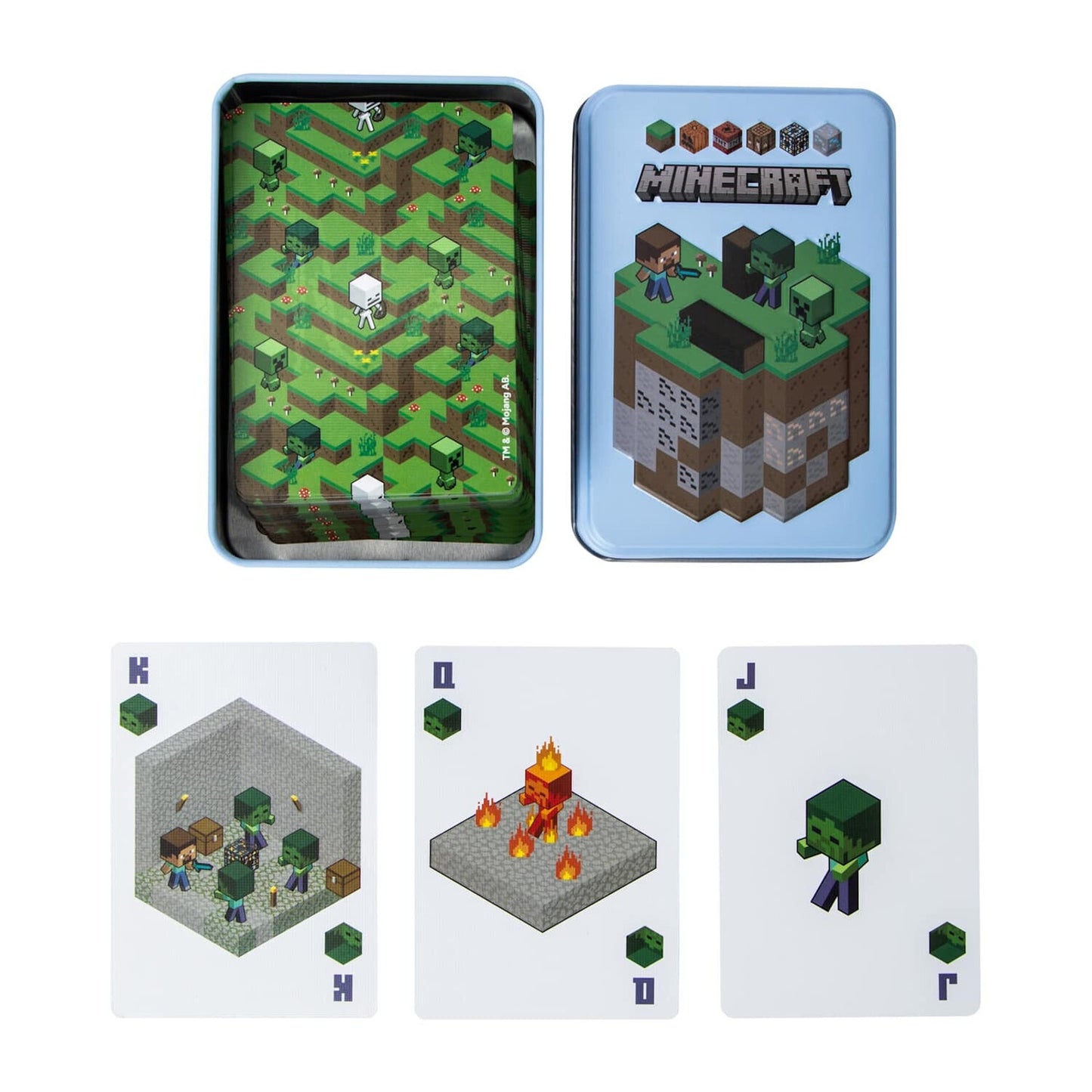 🔥Minecraft Paladone Playing Cards With Tin Set BNWT🔥