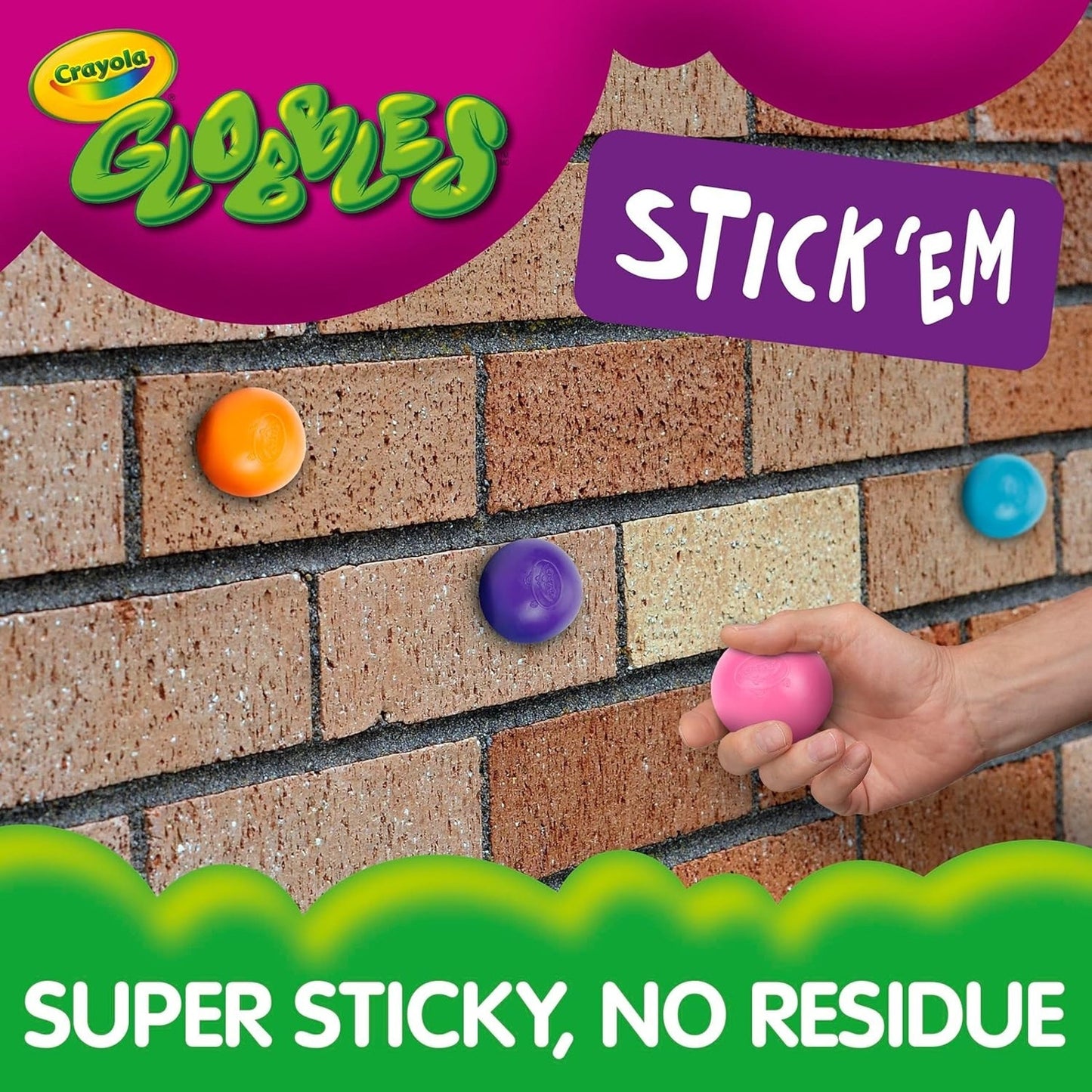 🔥Globbles Fidget Toy 16 Count Crayola Sticky Ball BNWT🔥