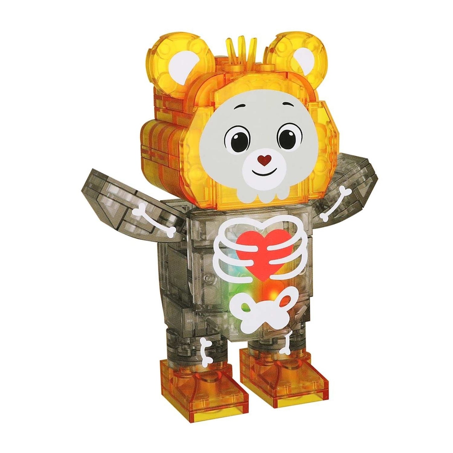 🔥Care Bears Halloween Tenderheart Bear Light Up Block Figure BNWT🔥