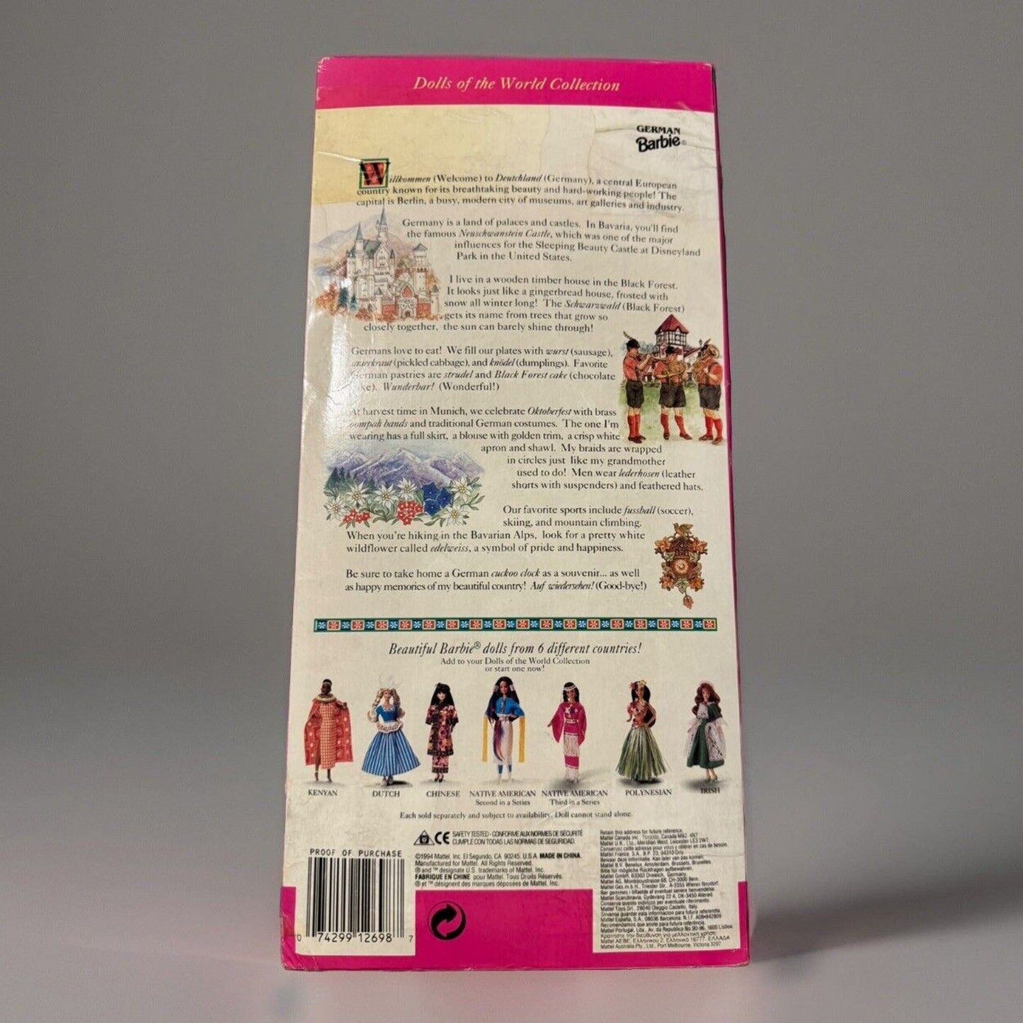 🔥1994 German Barbie Dolls of the World Collection Special Edition BNIB💥