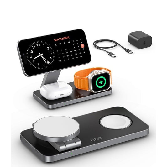 🔥3-in-1 MagSafe Wireless Charging Station for iPhone Apple Watch AirPods NWT🔥