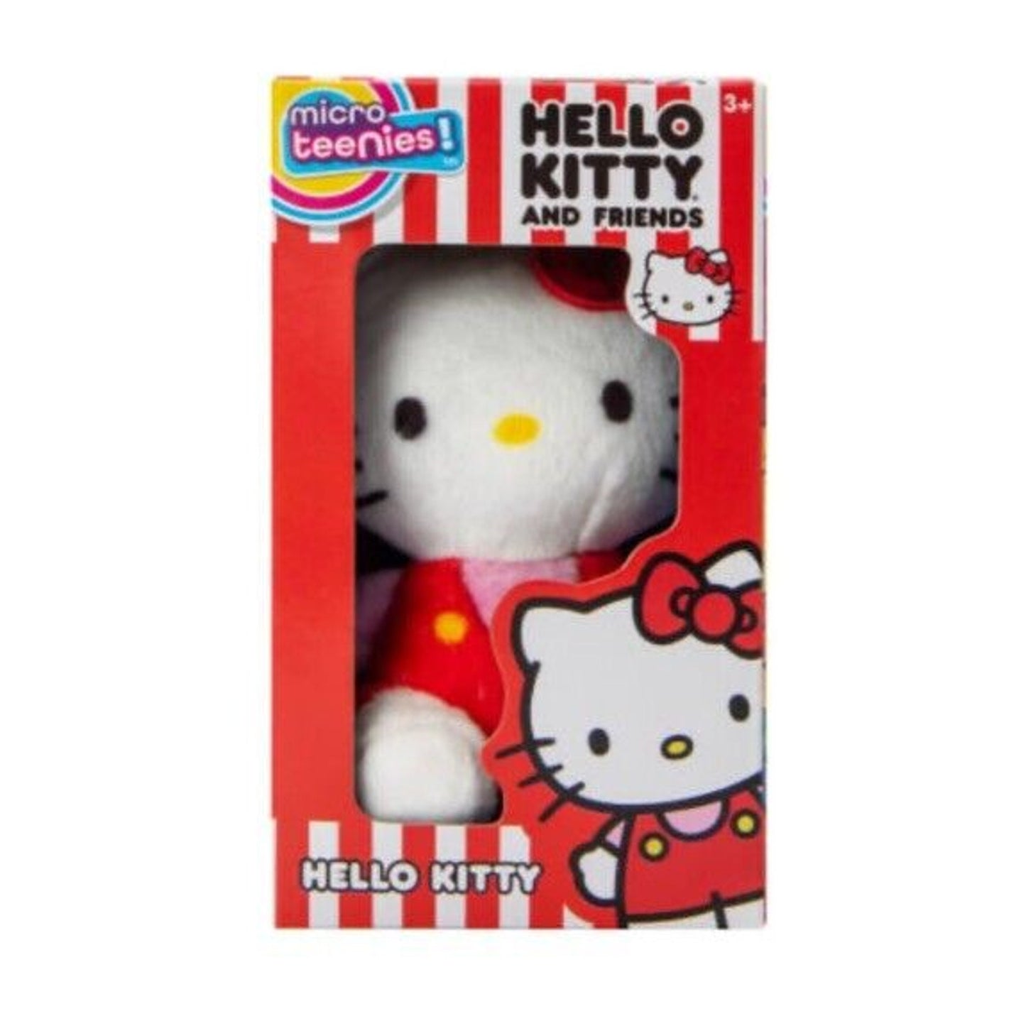 🔥Micro Teenies Hello Kitty and Friends 3" Plush Toy - Hello Kitty BNWT🔥