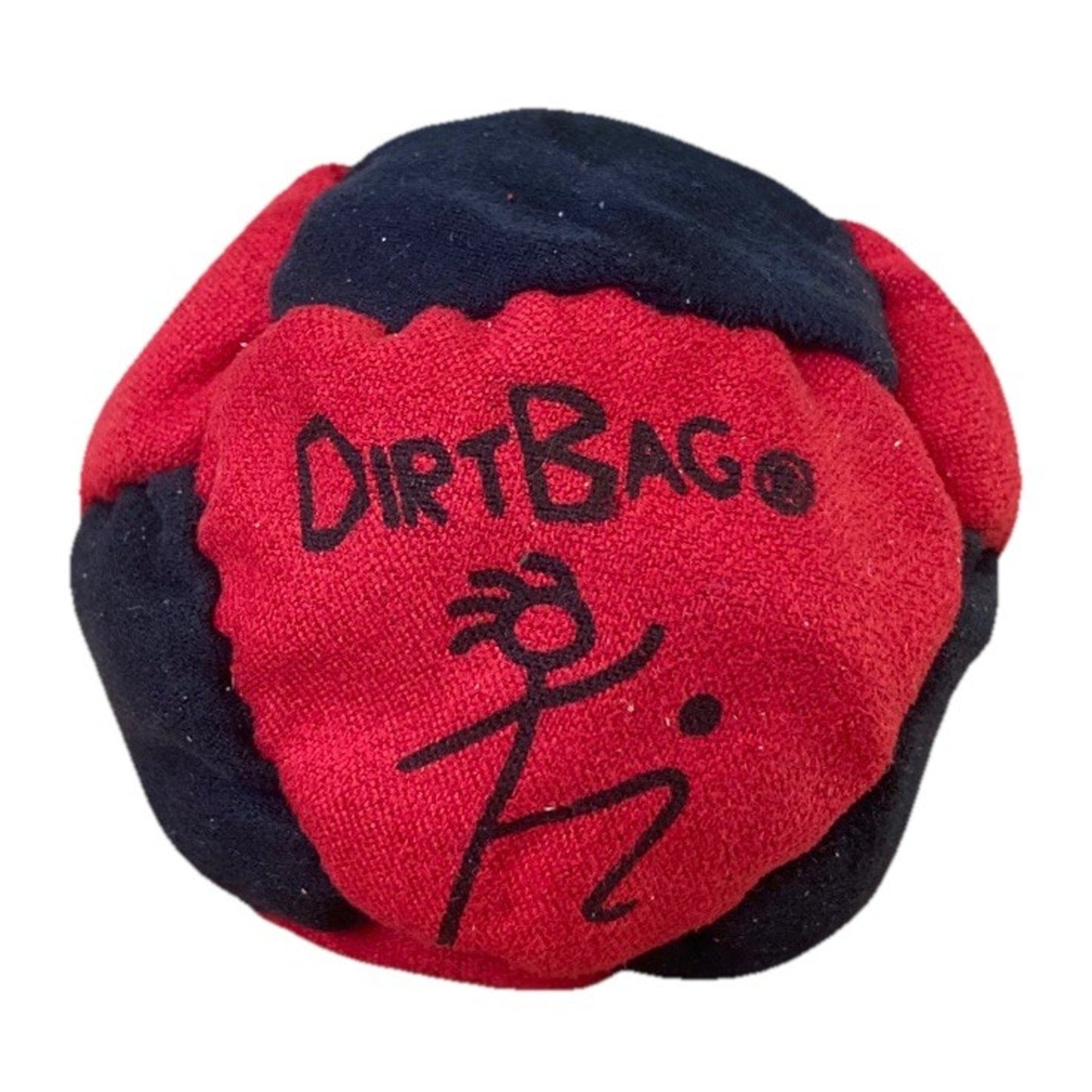 🔥World Footbag Classic DirtBag Footbag Hacky Sack RED/BLACK BNWT🔥