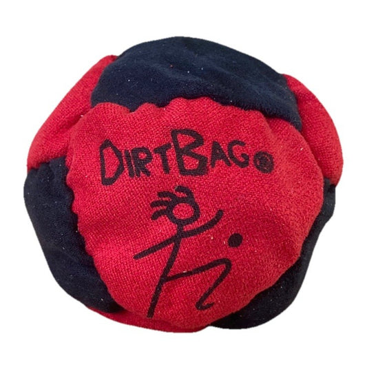 🔥World Footbag Classic DirtBag Footbag Hacky Sack RED/BLACK BNWT🔥