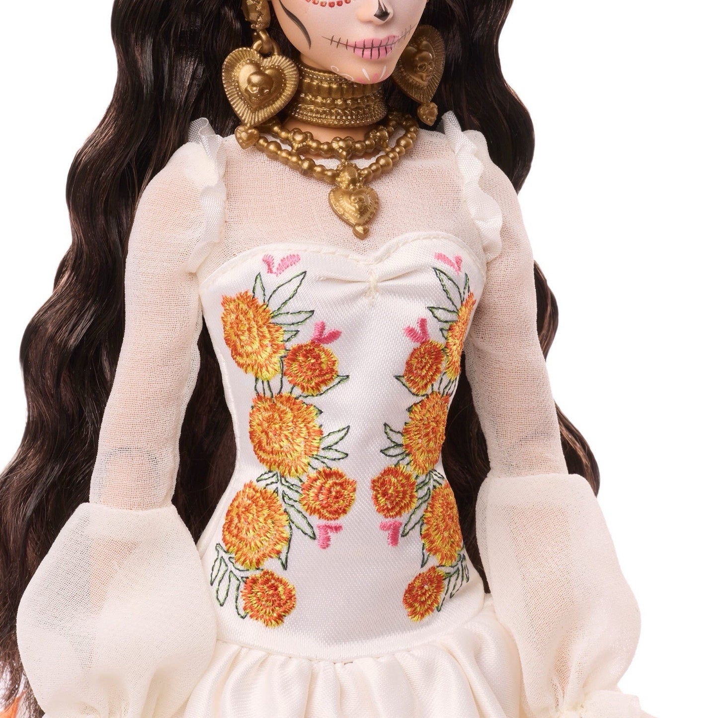 🔥2025 Barbie Día De Muertos Doll with Cempasúchil Gown BNWT🔥