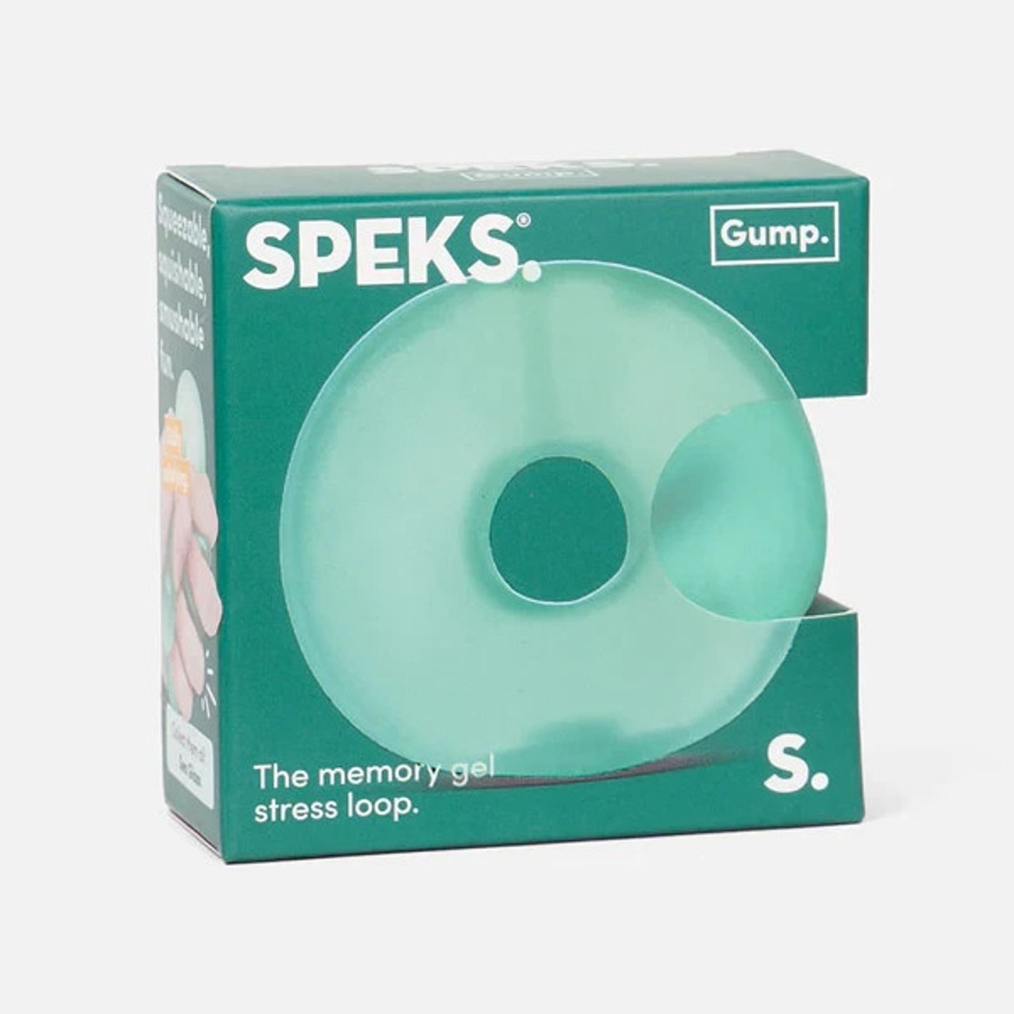 🔥Speks Gump Memory Gel Squeeze Loop SEA GLASS BNWT🔥