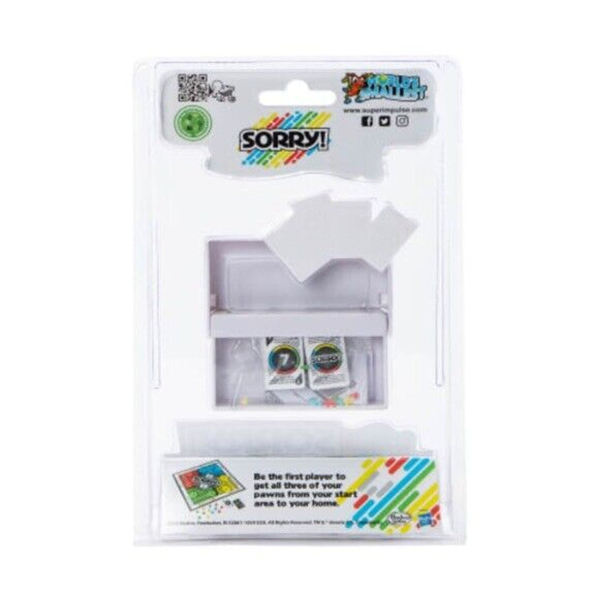 🔥Worlds Smallest SORRY Board Game Dollhouse Miniature BNWT🔥