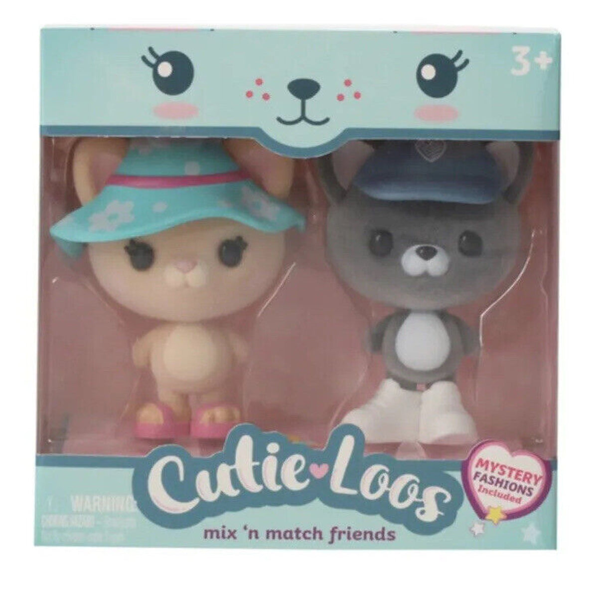🔥Cutie Loos mix and match friends Aspen And Jett with mystery fashions BNIB🔥