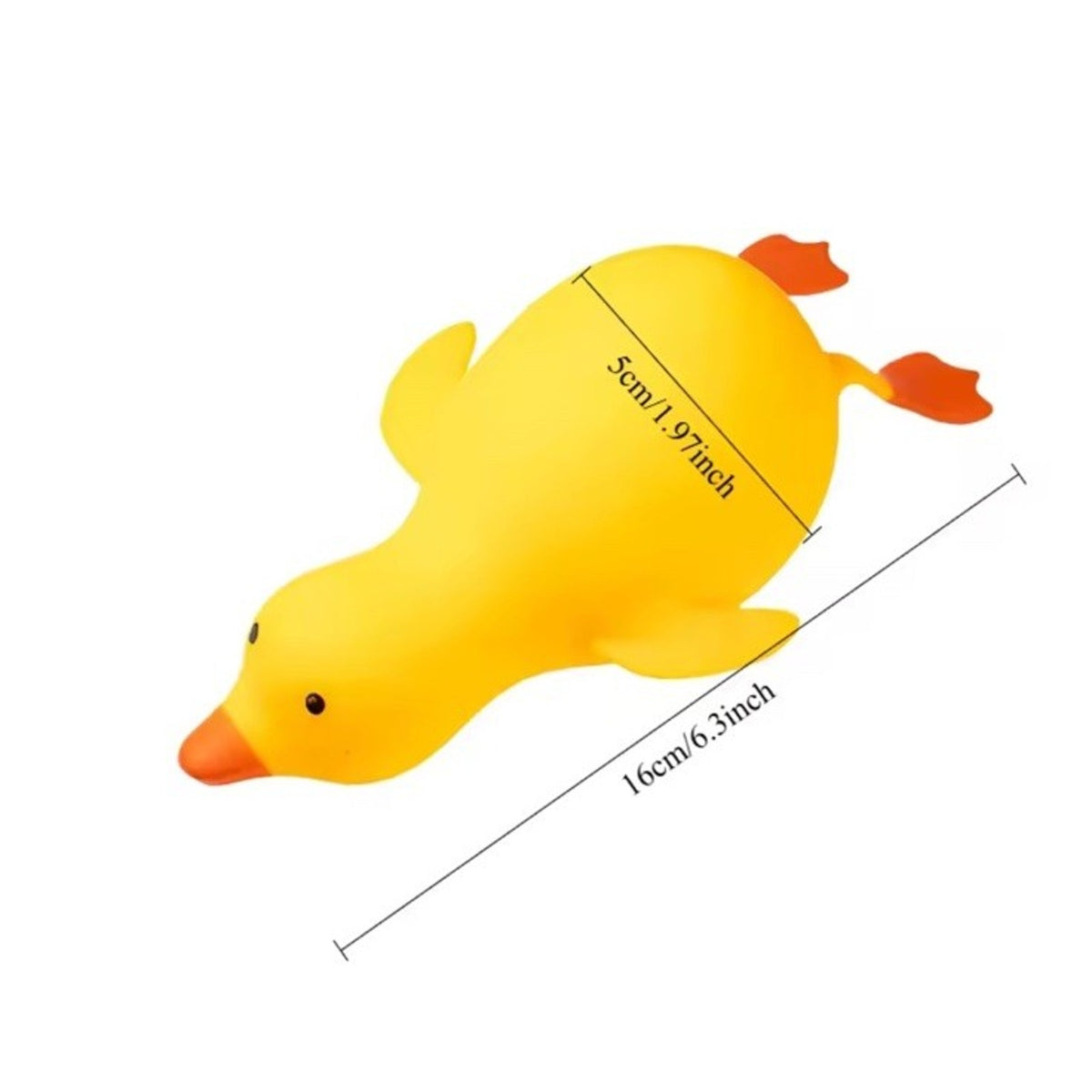🔥Squishy Stretchy Rubber Duck Stress Fidget Toy BNWT🔥