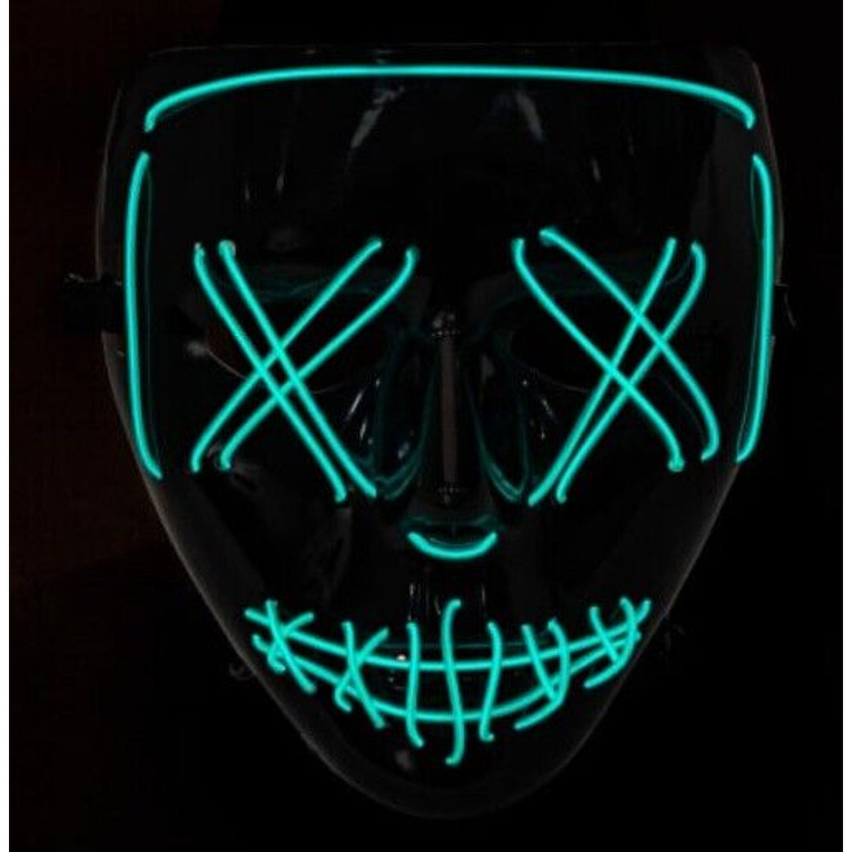 🔥Creepy LED Halloween Mask GREEN BNWT🔥