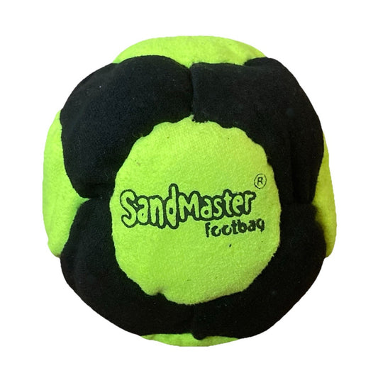 🔥World Footbag SandMaster Hacky Sack Neon/Black BNWT🔥