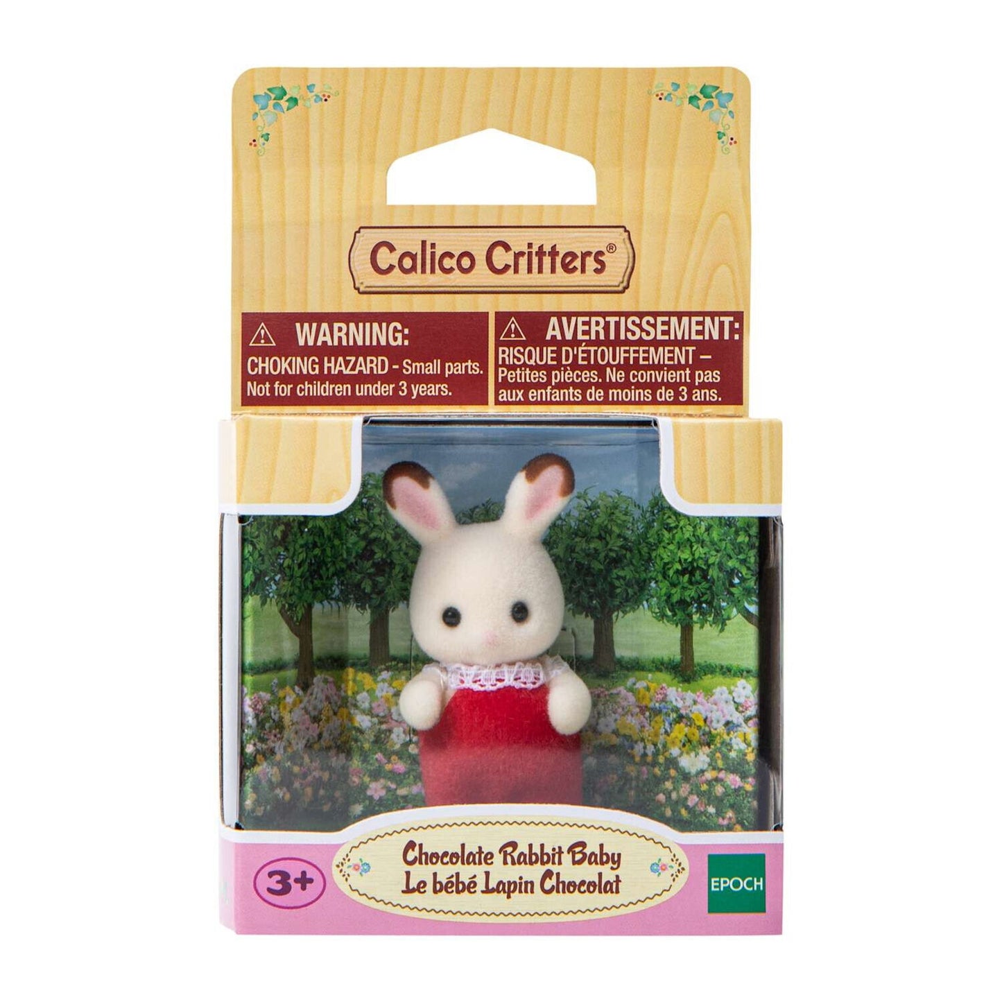 🔥Calico Critters Chocolate Rabbit Baby Figure BNWT🔥