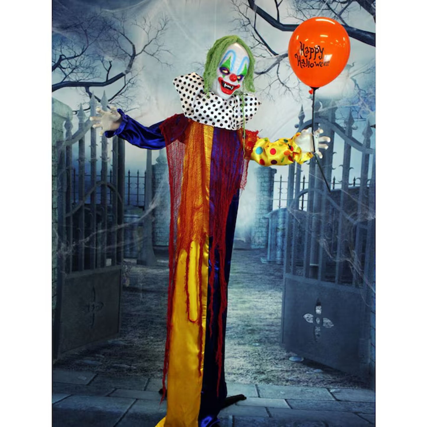 🔥Haunted Hill Farm Life-Size Scary Talking Clown Halloween Animatronic BNWT🔥