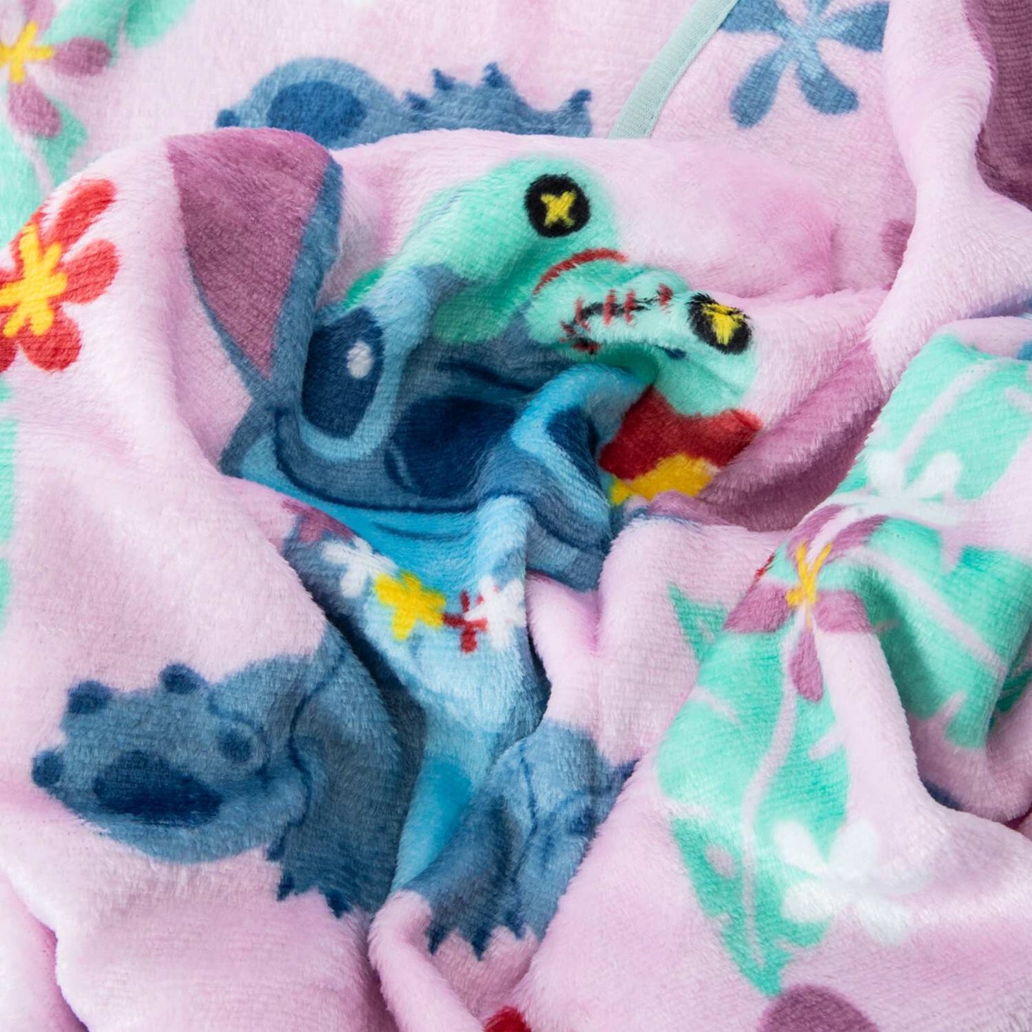 🔥Disney Scrump Silk Touch Throw Blanket Lilo and Stitch Blanket 40” x 50” NWT🔥