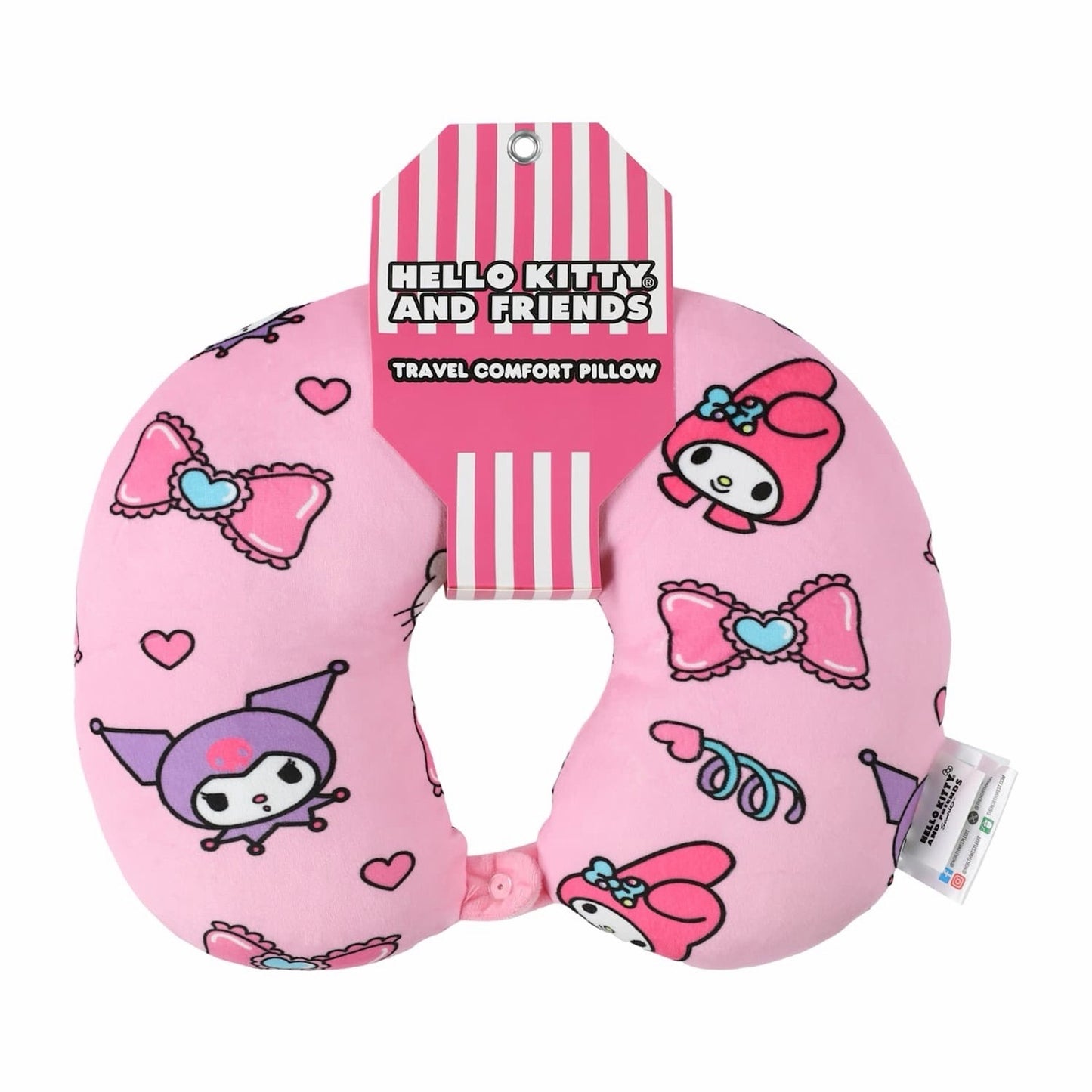 🔥Sanrio Hello Kitty Neck Travel Sleep Pillow 12” x 13” BNWT🔥