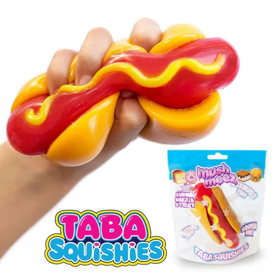 🔥MushMeez Taba Squishy- Hot Dog 4.5" Squish BNWT🔥