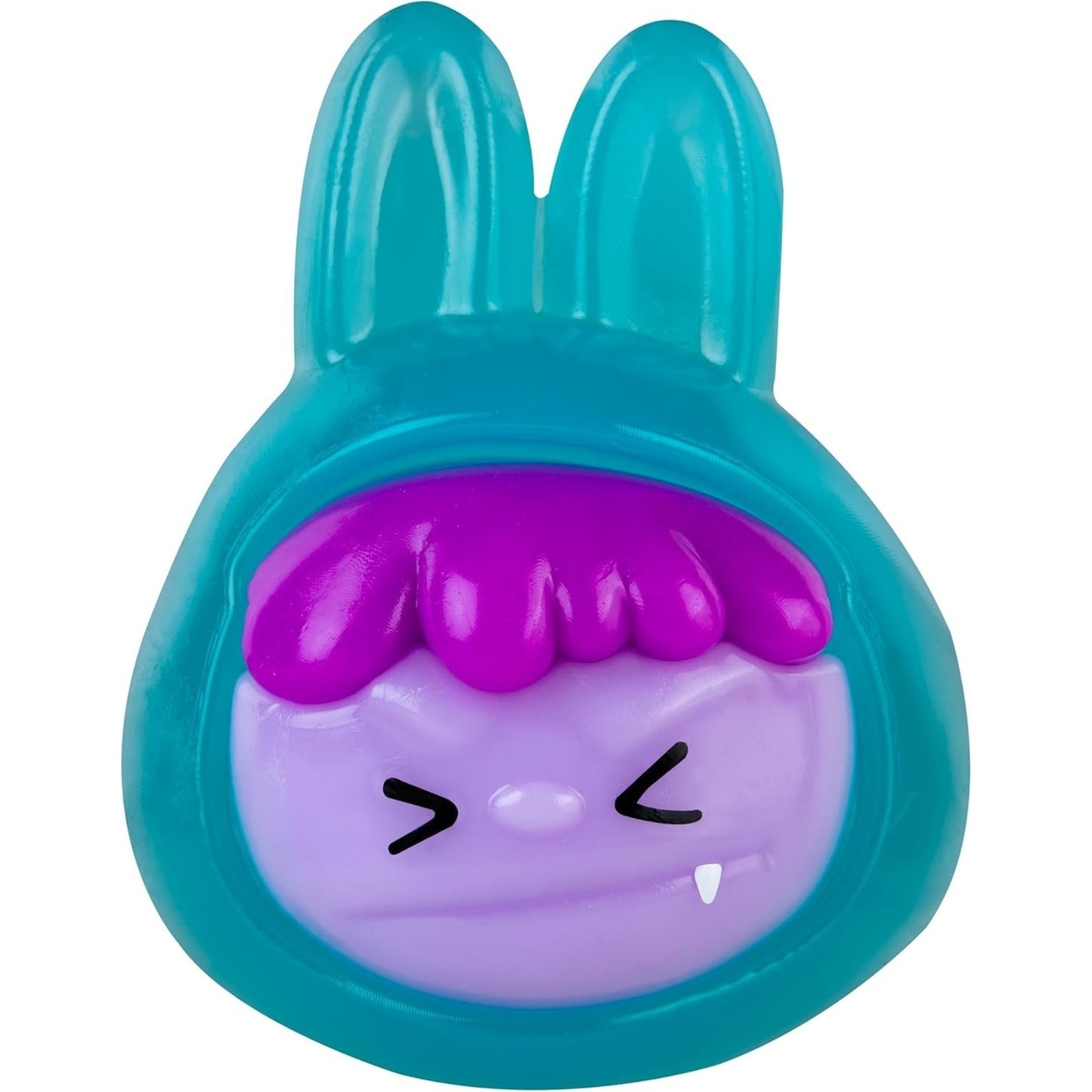 🔥Orb Curiosities Taba-licious BUNNY Snarkies Teal Squishy Sensory Toy BNWT🔥