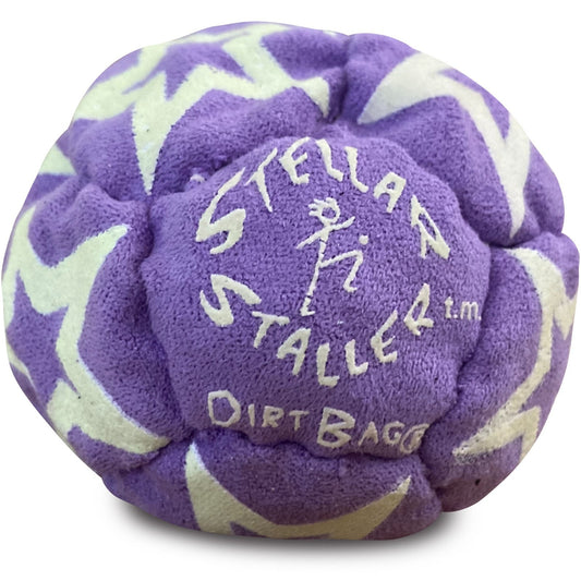 🔥World Footbag Stellar Staller Hacky Sack PURPLE GITD BNWT🔥