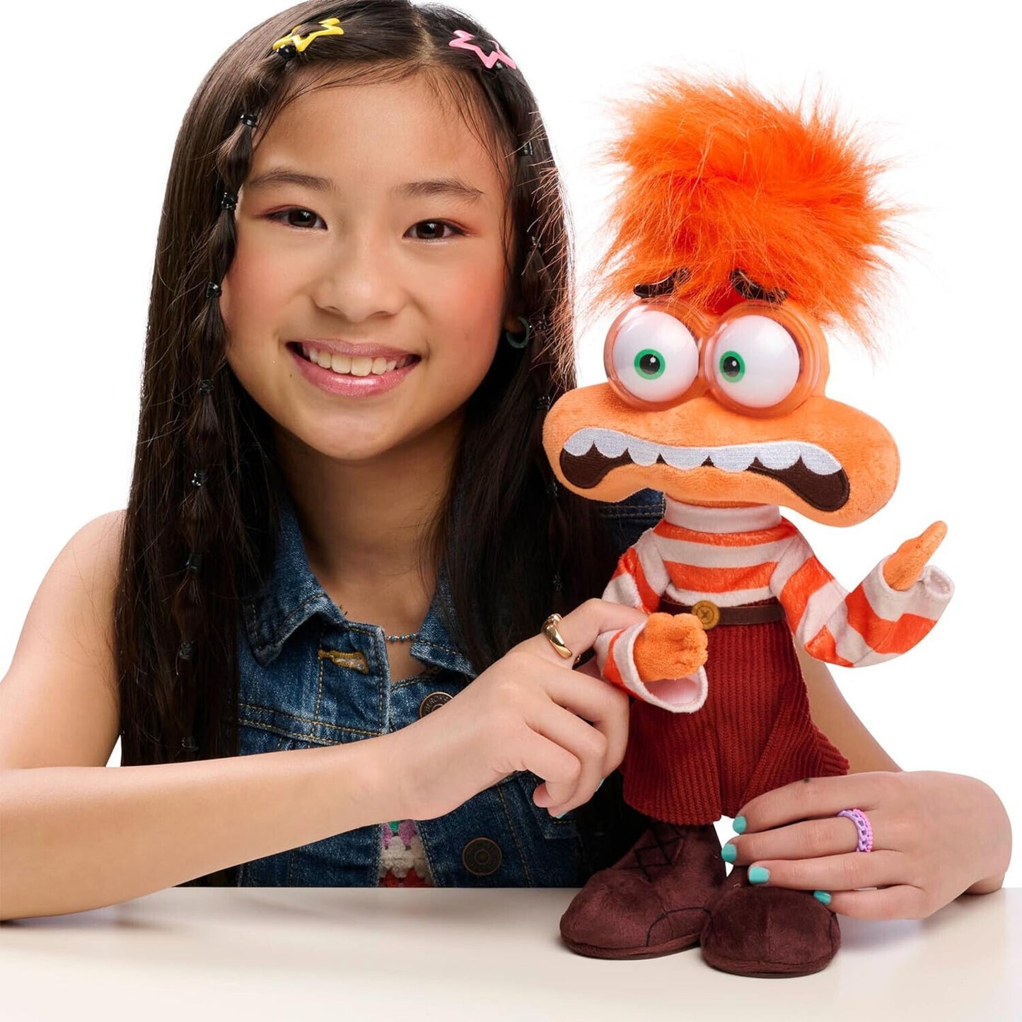 🔥Just Play 45514 Disney and Pixar Inside Out 2 Shaking Anxiety Feature Plush🔥