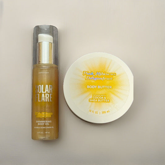 🔥Solar Flare Shim Body Oil Hibiscus & Body Butter Hibiscus Dragonfruit 🔥