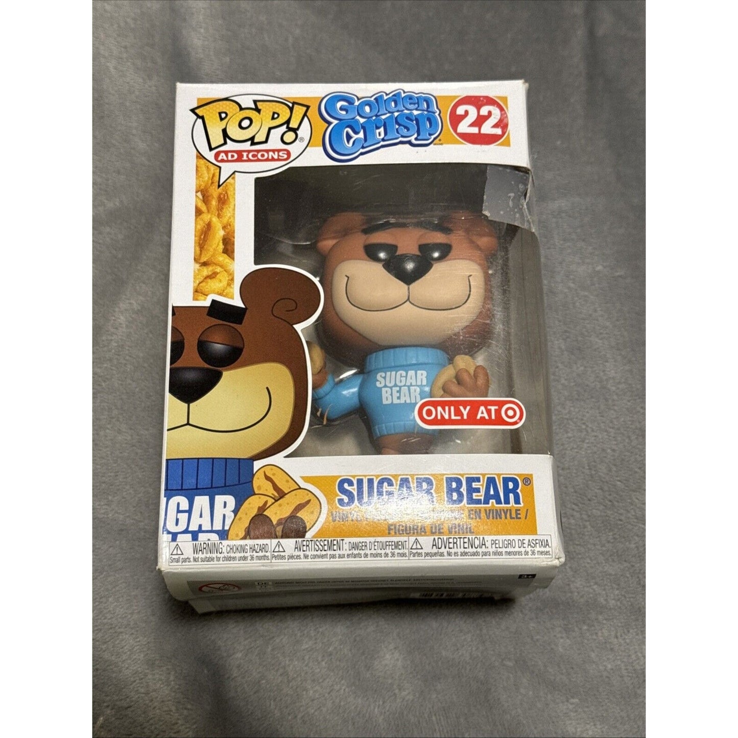 🔥Funko Pop! Ad Icons Golden Crisp Sugar Bear #22 (Target Exc) Vinyl Figure🔥