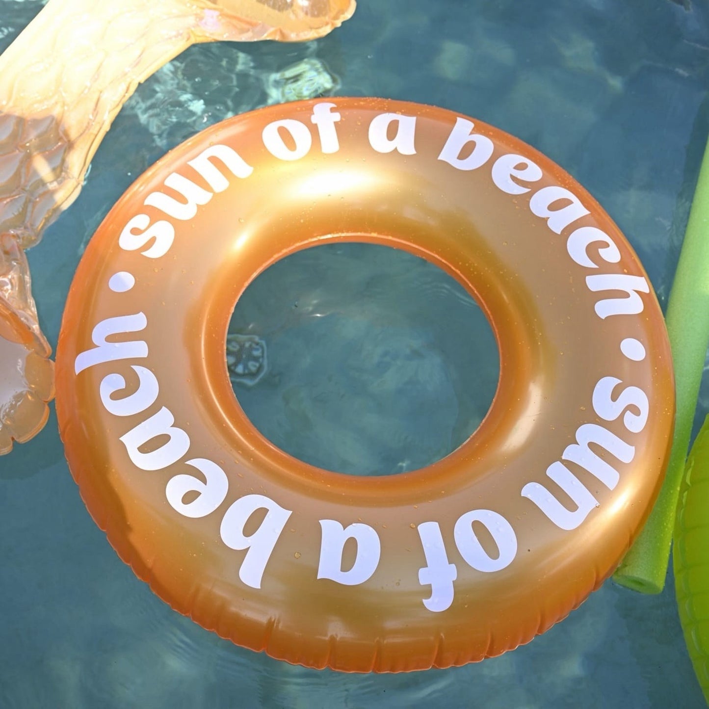 🔥Sun of a Beach Inflatable Tube Pool Float BNWT🔥