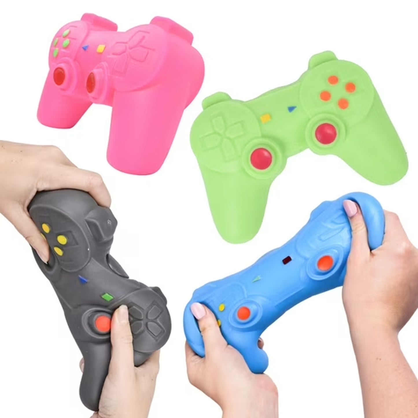 🔥Toymendous! Squishy Game Controller Squeeze Toy BLACK BNWT🔥