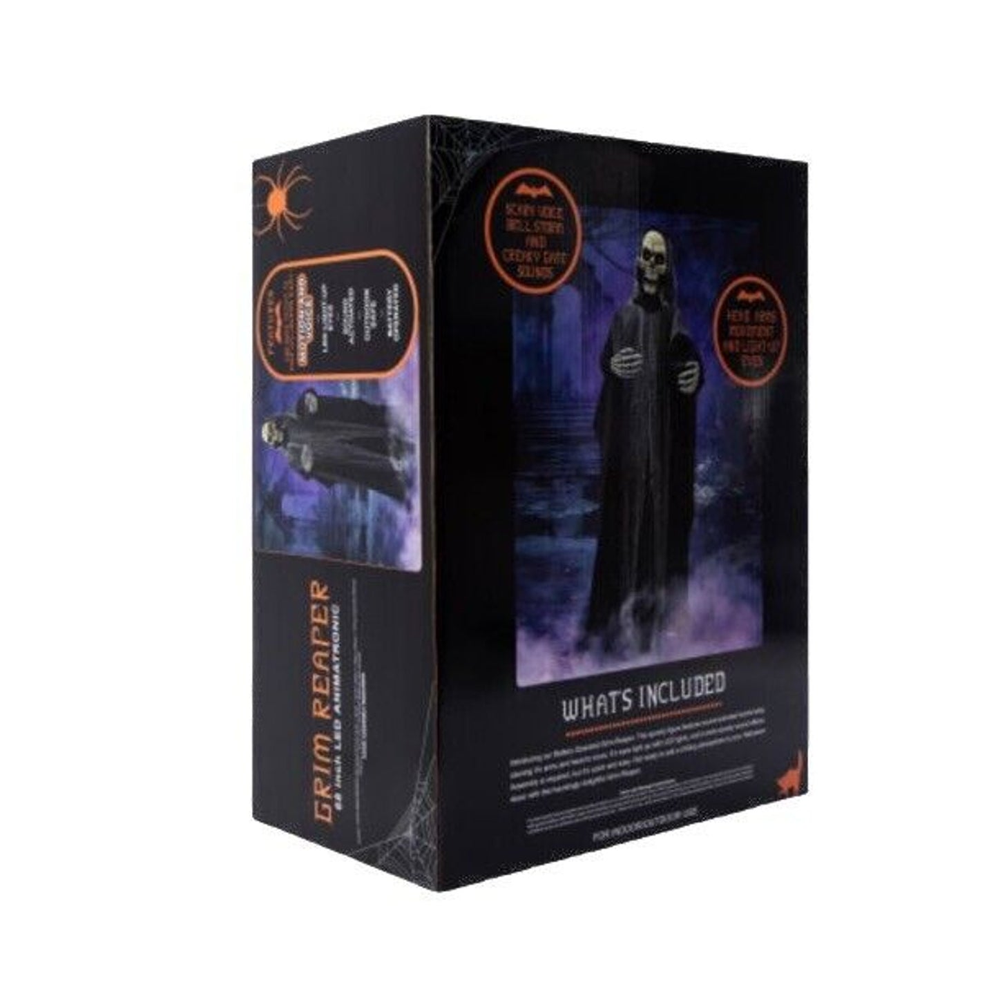 🔥Grim Reaper LED Sound Activated Moving Animatronic 5.5ft BNWT🔥