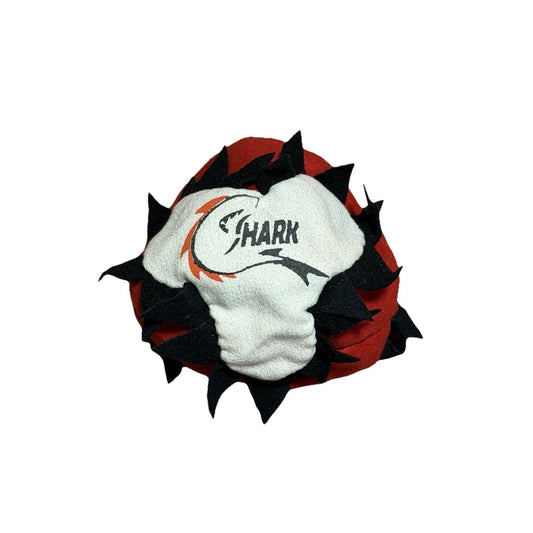 🔥World Footbag Shark Hacky Sack White/Black/Red Sand Filled BNWT🔥