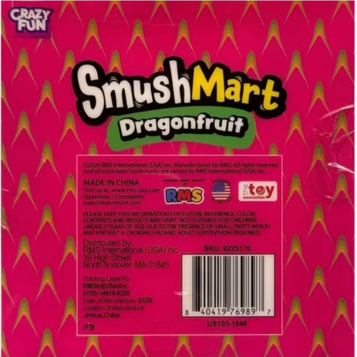 🔥SmushMart Jumbo DragonFruit Rare BNWT🔥