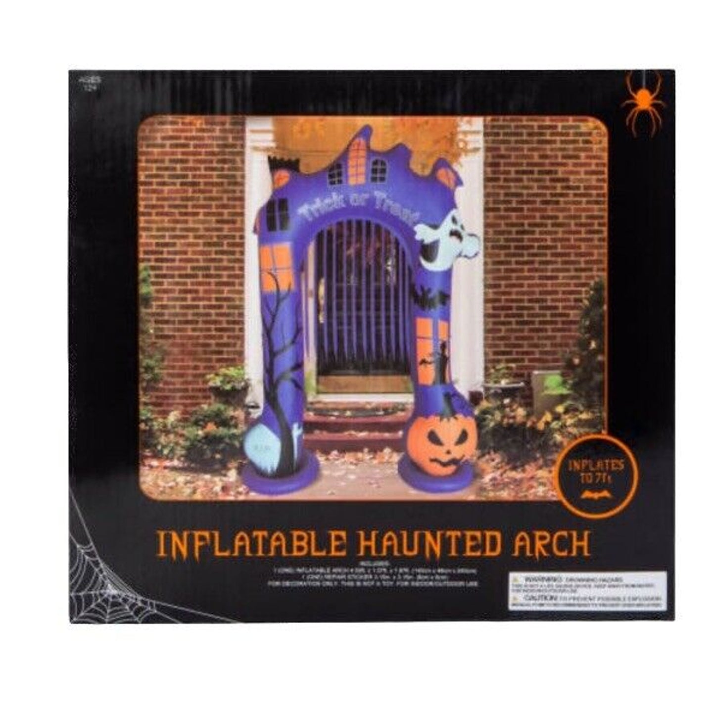 🔥7ft Inflatable Haunted Arch Halloween Decoration BNWT🔥