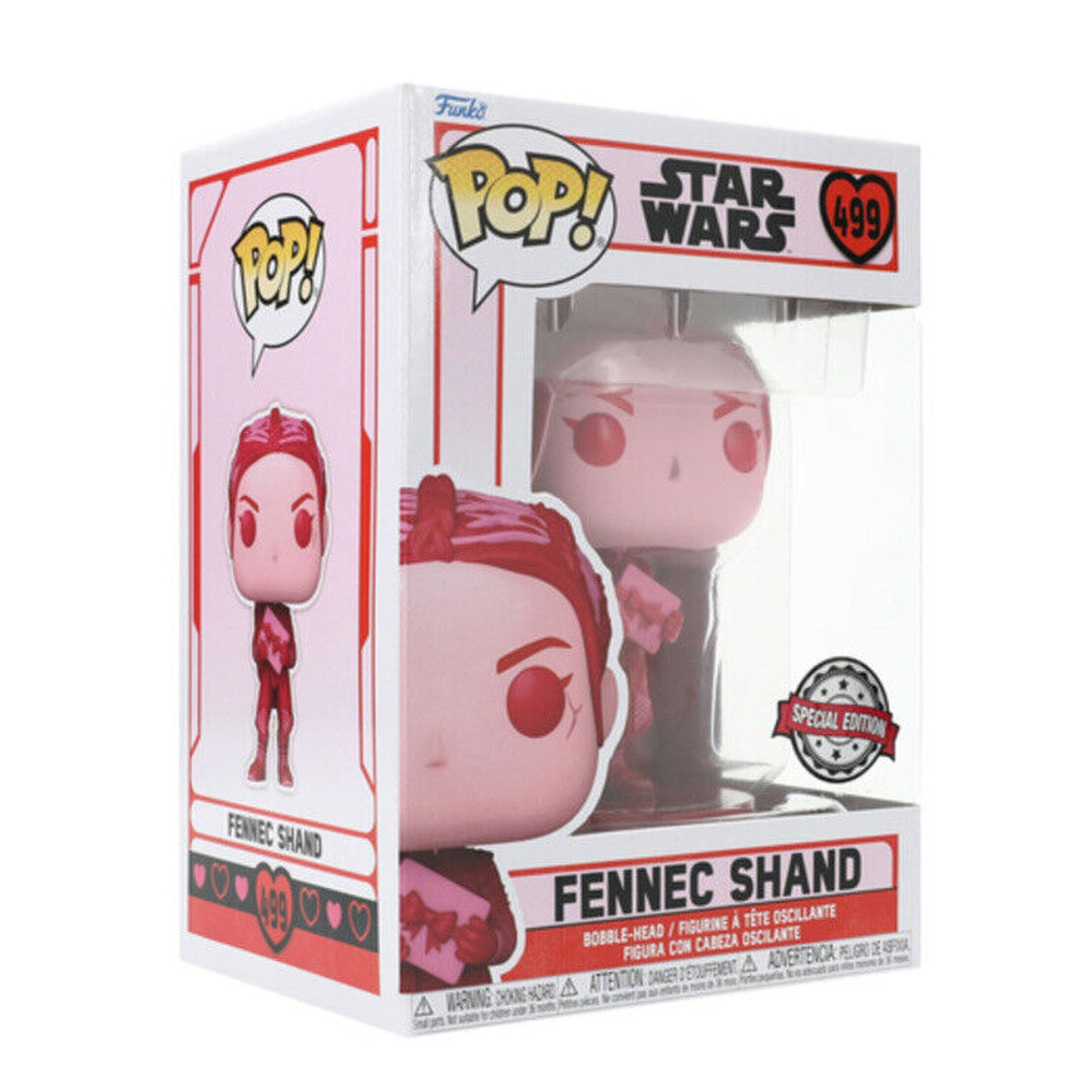 🔥Fennec Shand Funko POP! Star Wars: Valentine's Day Bobblehead BNIB🔥