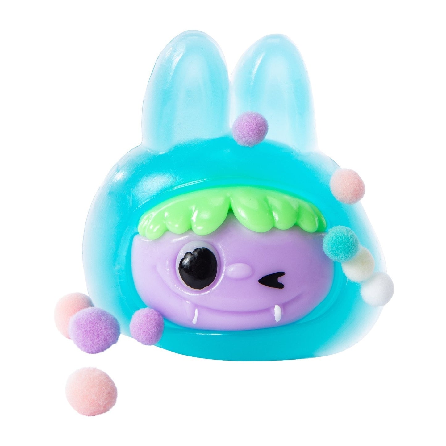 🔥Orb Curiosities Taba-licious BUNNY Snarkies Teal Squishy Sensory Toy BNWT🔥