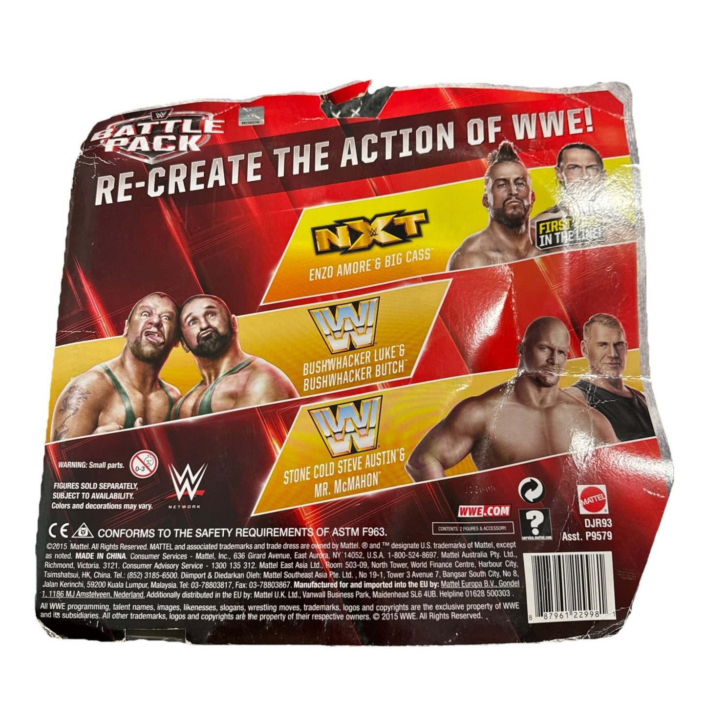 🔥WWE Mattel Battle Pack Series 40 Big Cass Enzo & Amore BNIB🔥