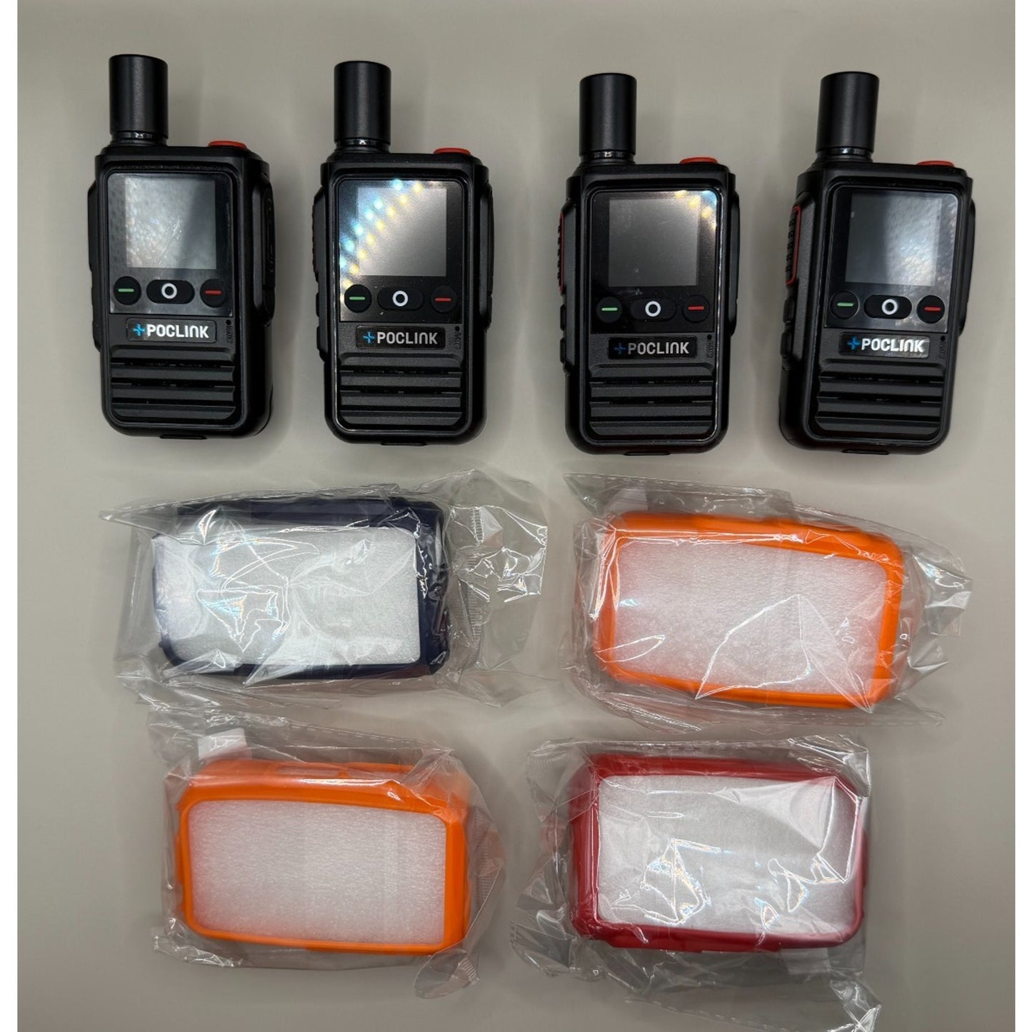 🔥POCLINK POC-1 Radio (4 Pack) Global POC LTE/FRS Radios + Extras 🔥