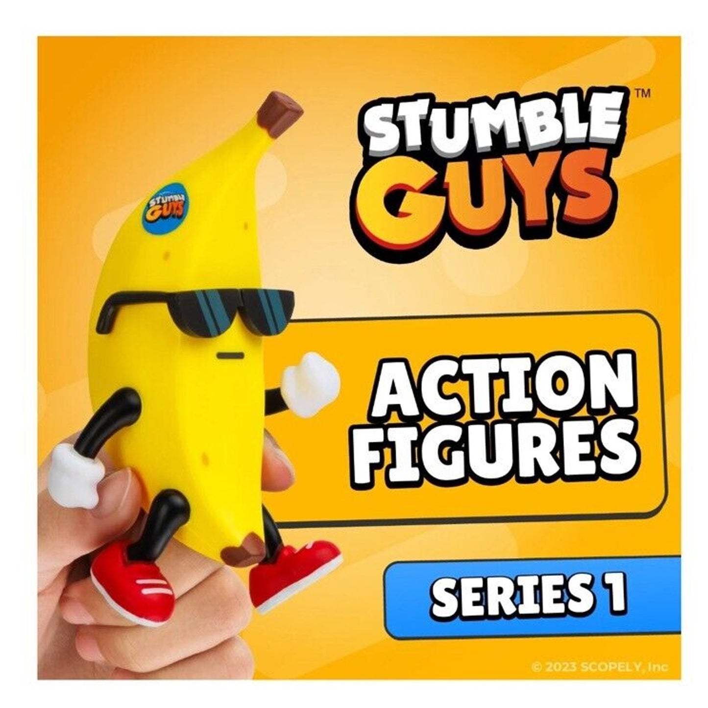 🔥Stumble Guys BANANA GUY 4.5” Action Figure In Window Box 2024 BNIB🔥