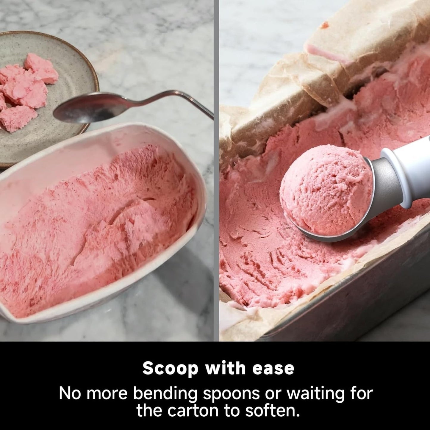 🔥SEAINGO Heated Ice Cream Scoop Ceramic-Coated USB-C Ergonomic Handle BNWT🔥