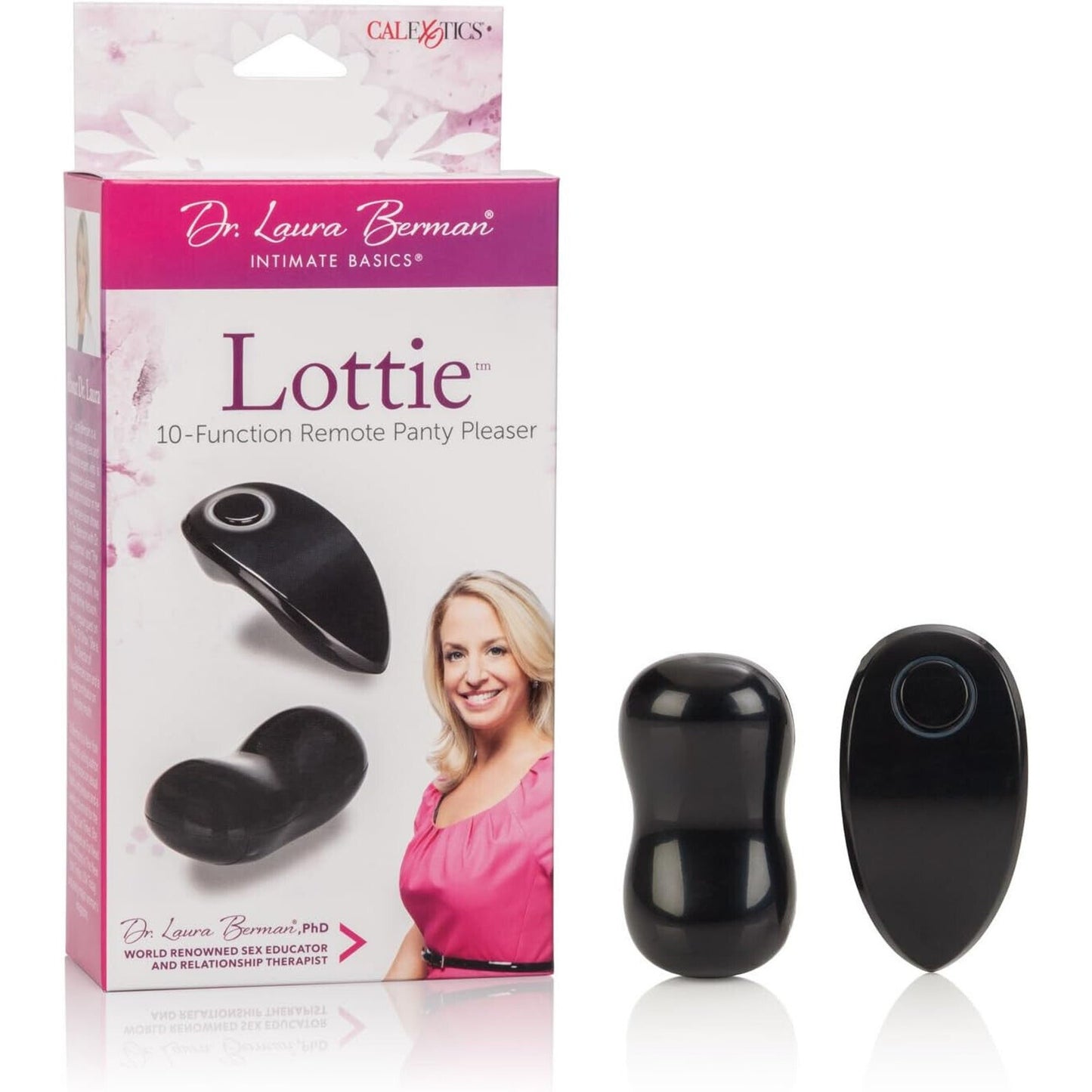 🔥CalExotics Dr Laura Berman Intimate Basics Lottie 10 Function Remote BNWT🔥
