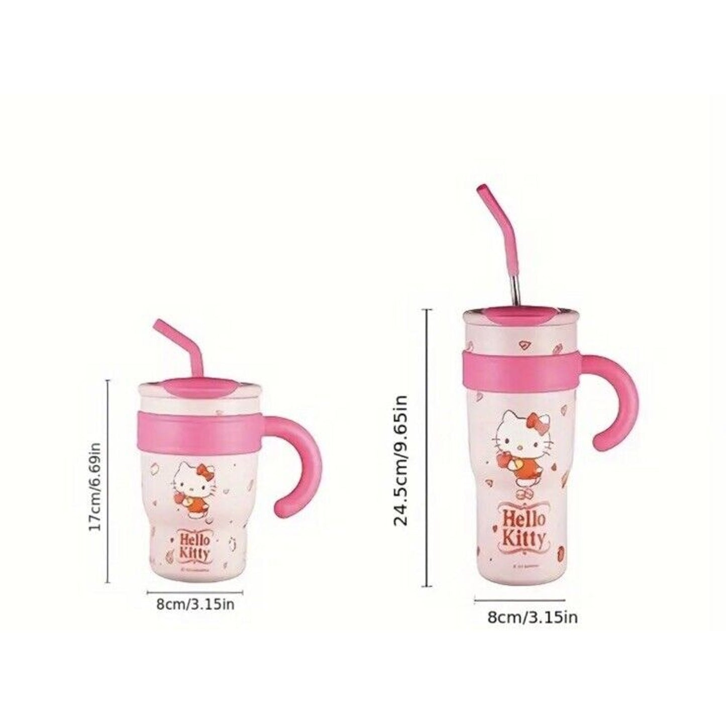 🔥Hello Kitty Insulated Water Bottle Cute Water Cup Large Capacity BNIB🔥
