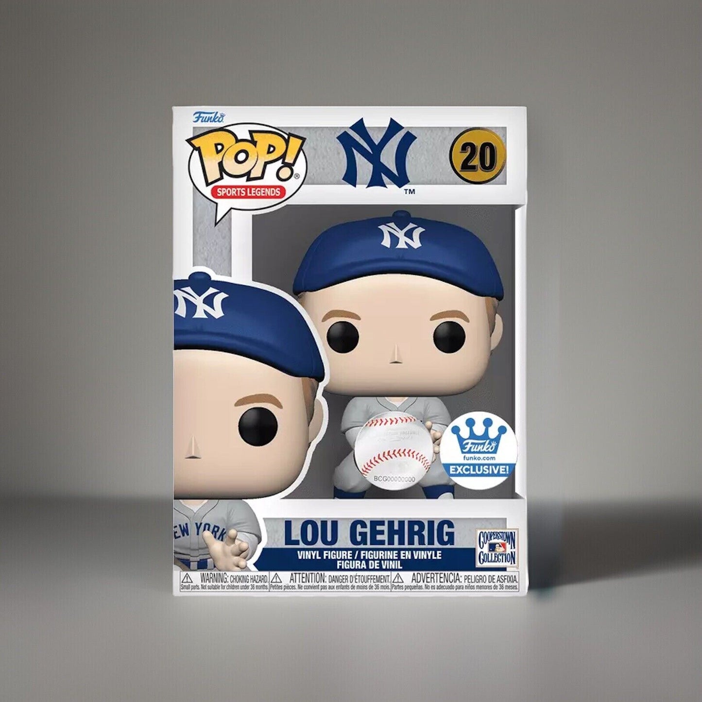 🔥Funko POP #20 New York Yankees Lou Gehrig Alternate Uniform Exclusive Figure💥