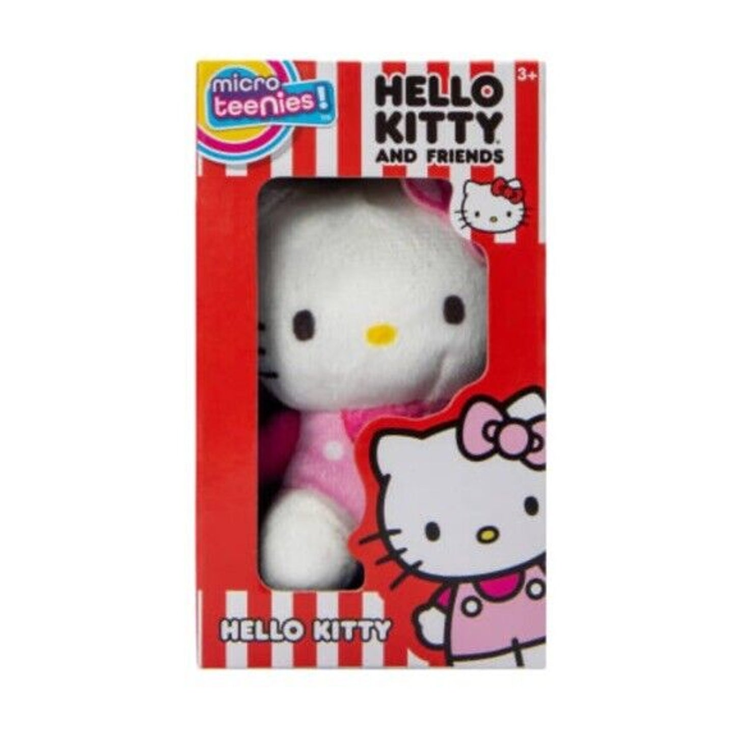 🔥Micro Teenies Hello Kitty and Friends 3" Plush Toy - Hello Kitty BNWT🔥