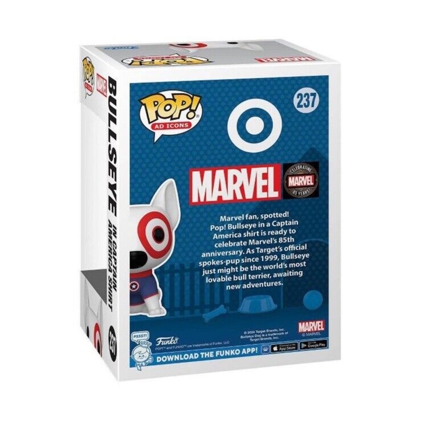 🔥Funko Pop Ad Icons 237 Bullseye In Captain America Shirt D23 Exclusive Target
