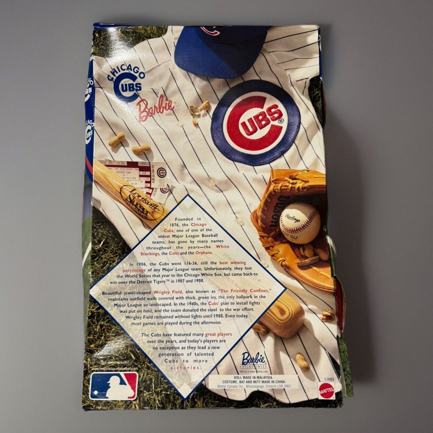 🔥Barbie Chicago Cubs Doll Barbie Collectibles Mattel 1999 BNWT💥