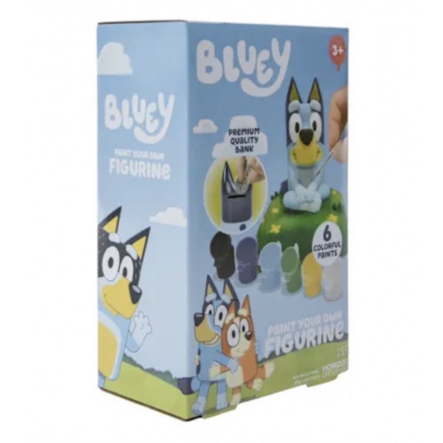 🔥Bluey Paint Your Own Figurine Bank Set BNWT🔥