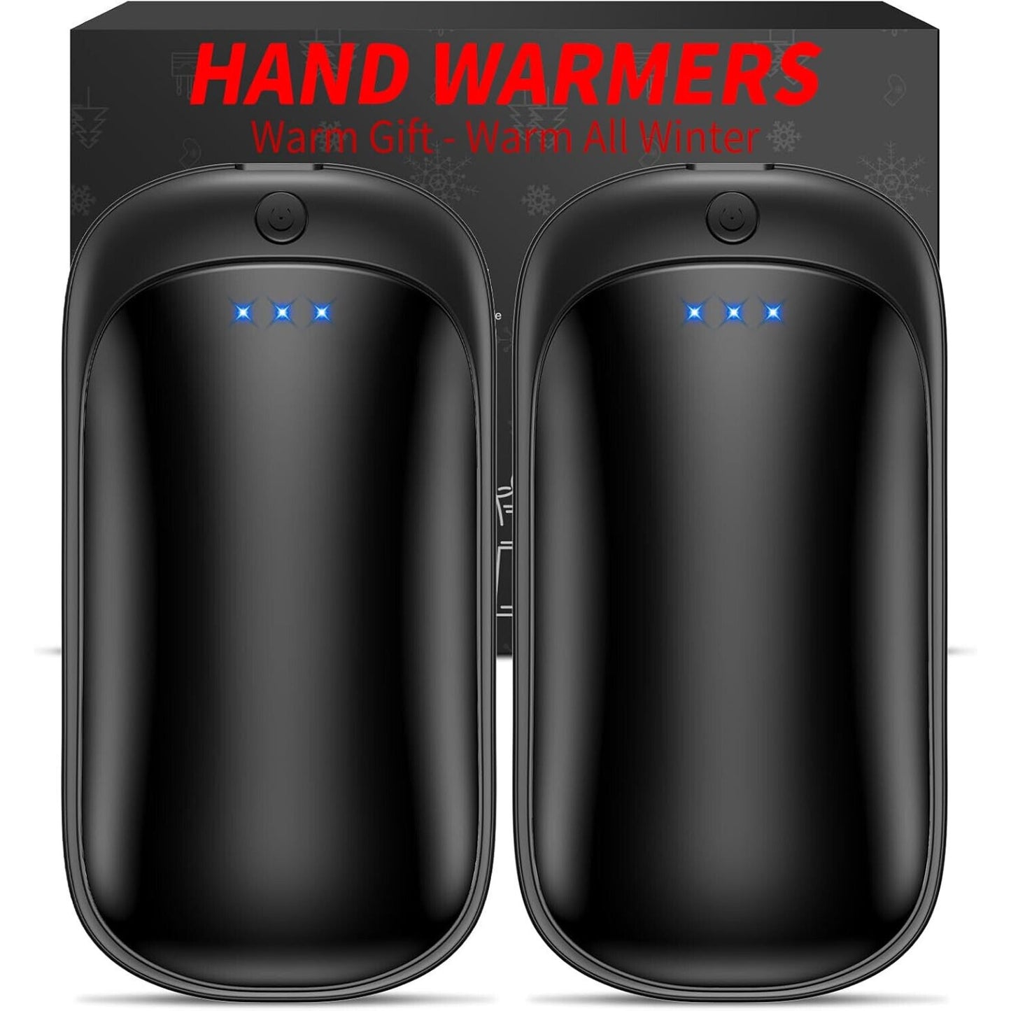 🔥2 Pack Hand Warmers Rechargeable Portable Reusable USB 2 BNWT🔥