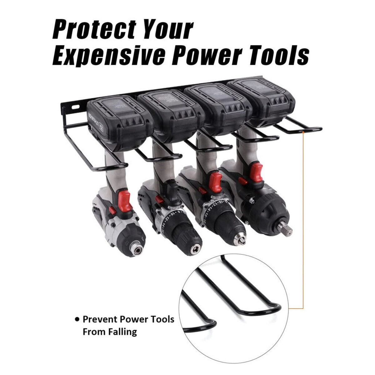 🔥Power Tool Organizer Holder - Wall Mount Style for Power Tool Drill BNIB🔥